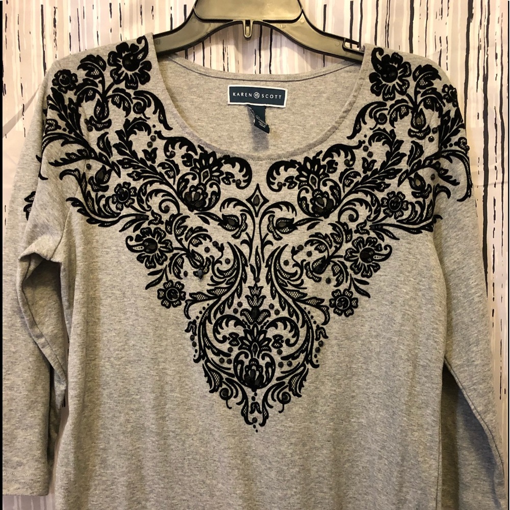 3/4 sleeve blouse